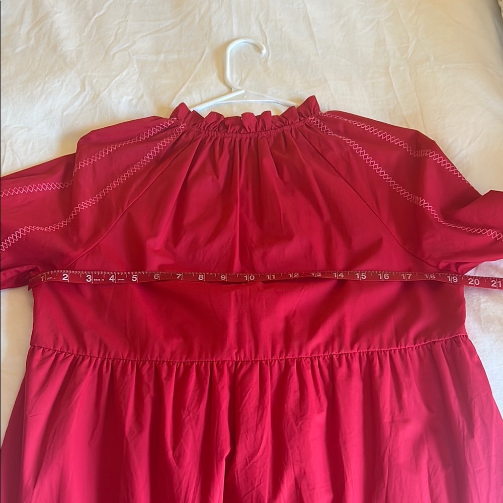 Hyacinth House red and pink Crosley tiered mini dress - Picture 5 of 8